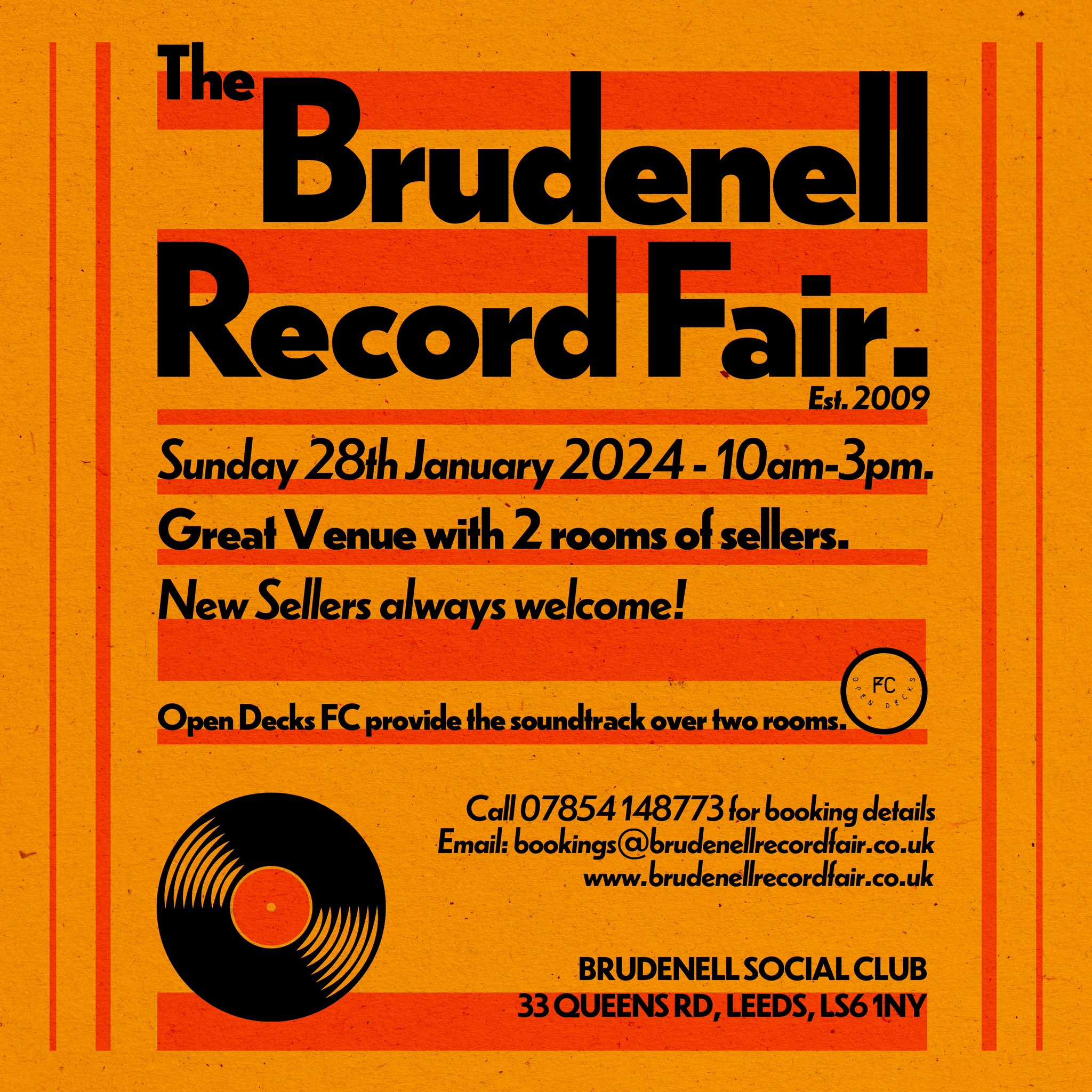 Brudenell Record Fair Free Entry Both Rooms Full Of Records Gig at